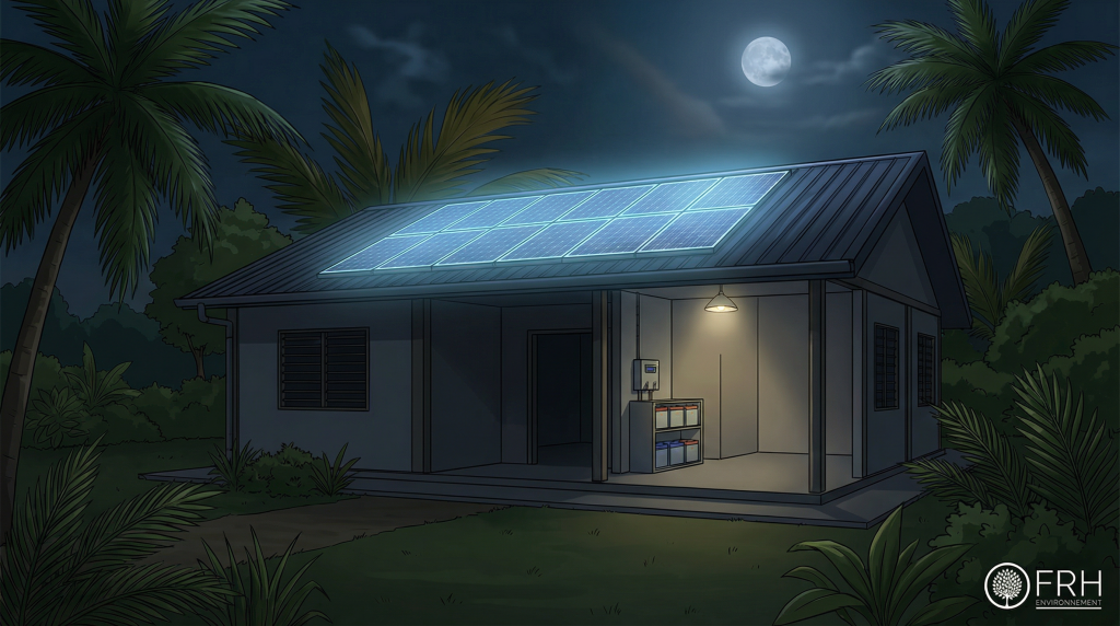 batterie solaire Guyane