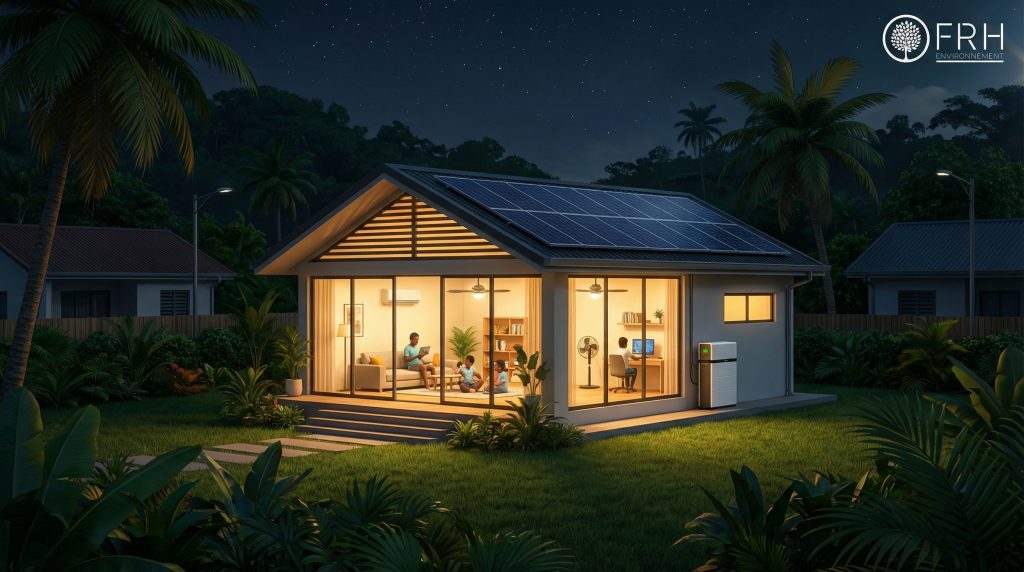 panneaux solaires coupures courant Guyane