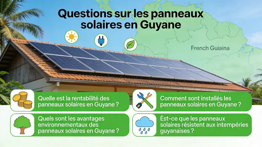 questions panneaux solaires Guyane