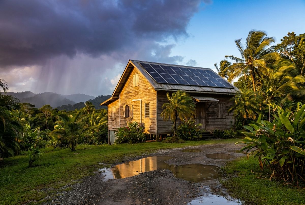 production solaire saison sèche pluies Guyane