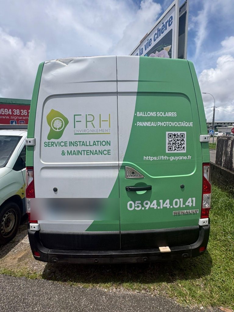 Camion FRH Guyane arrière